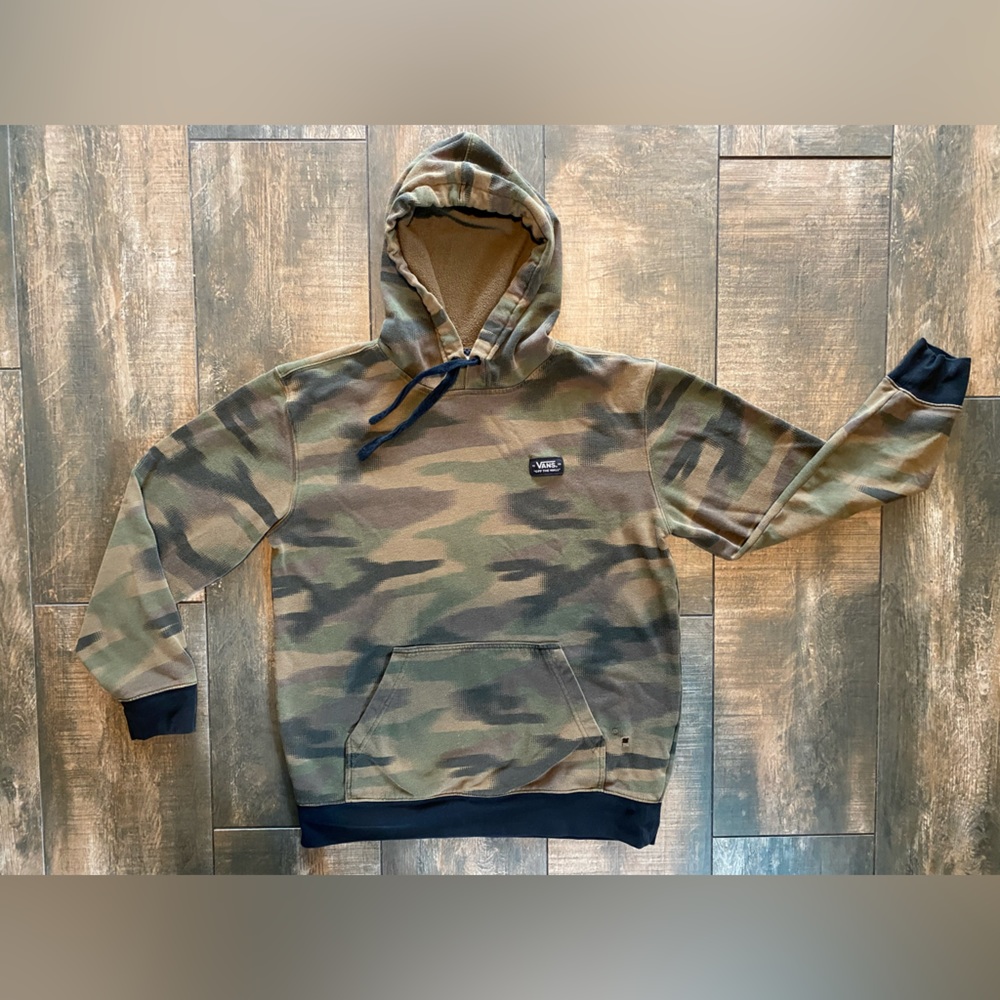 Vans, Men’s Medium Camouflage Hoodie Sweatshirt Retail: $65
